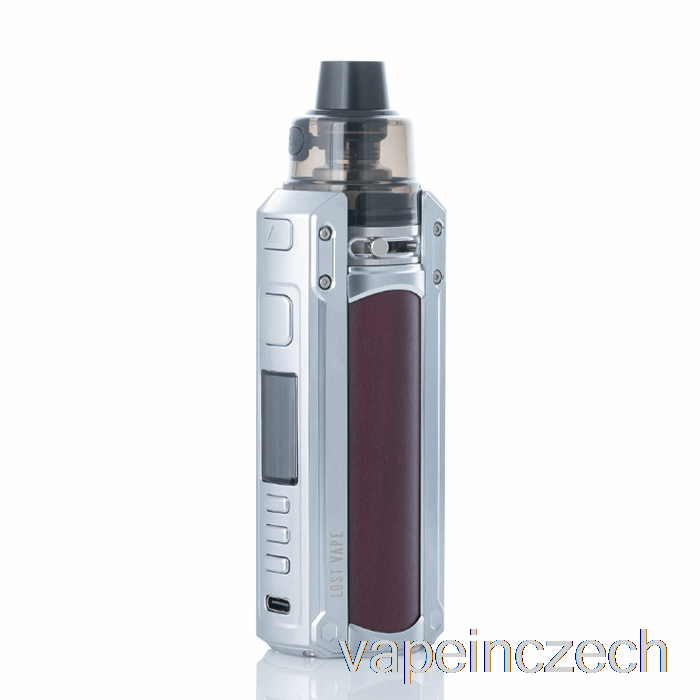 Lost Vape Ursa Quest 100w Pod Mod Kit Nerez / Fialové Srdce Dřevěné Vape Pero